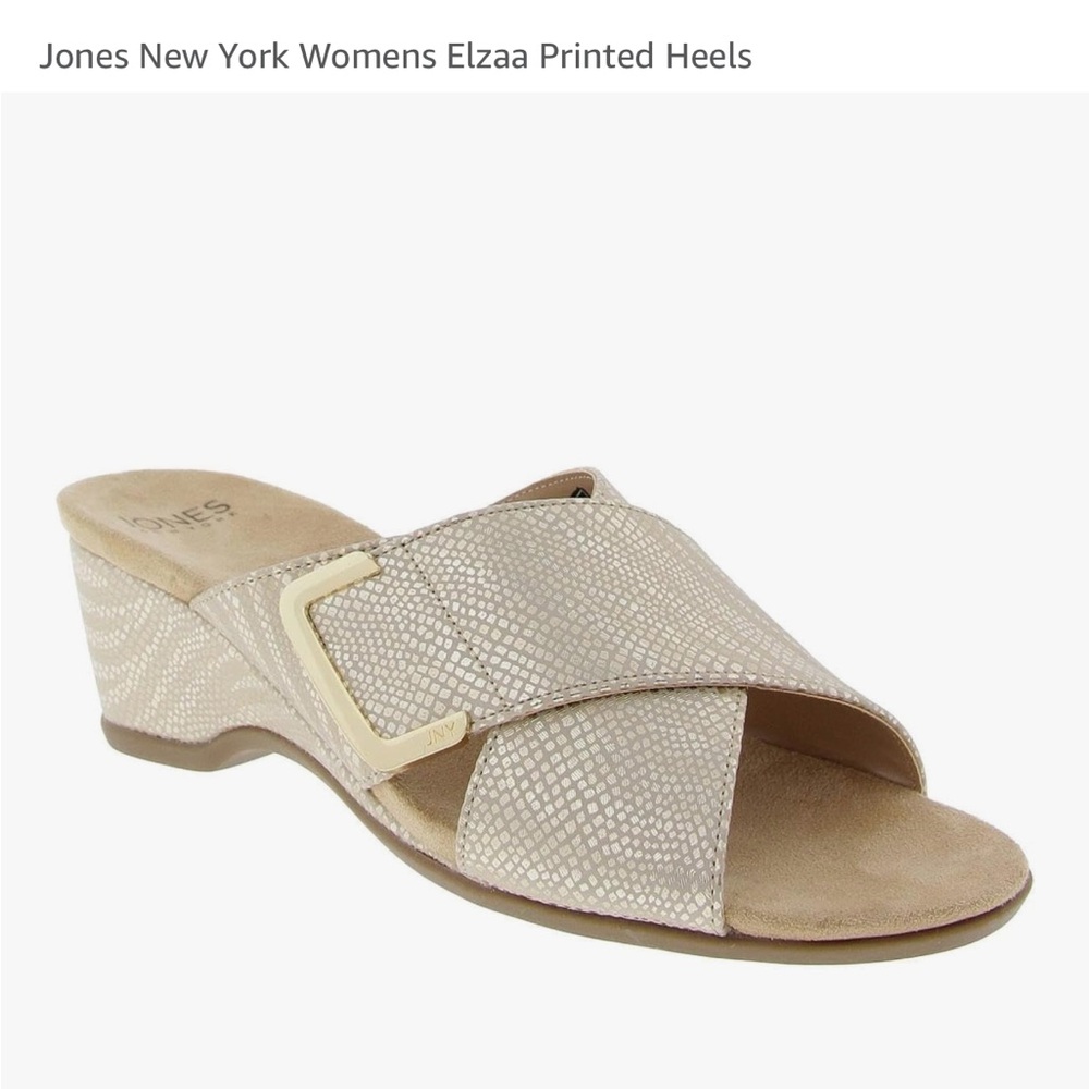 Jones New York Women's Elzaa Printed Heels - Tan